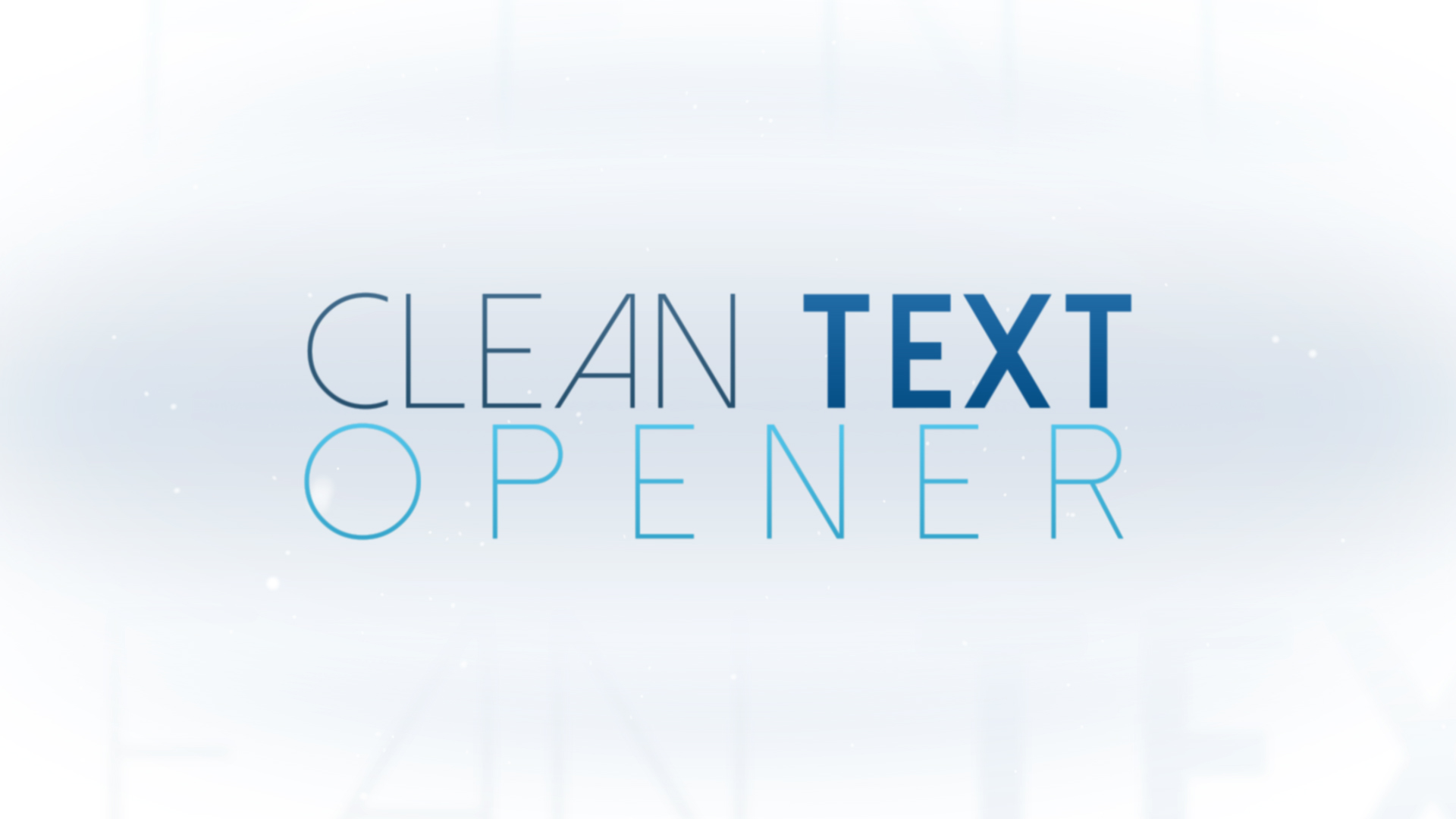 Clean Texts Opener